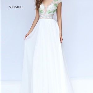 Beaded Sherri Hill prom dress